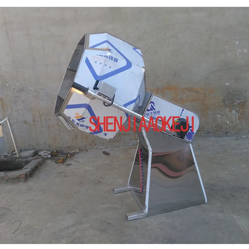 WH-800 small octagonal Mixer flavor Blender Commercial Stainless steel seasoning machine Octagon spice seasoning barrel 220V 1PC