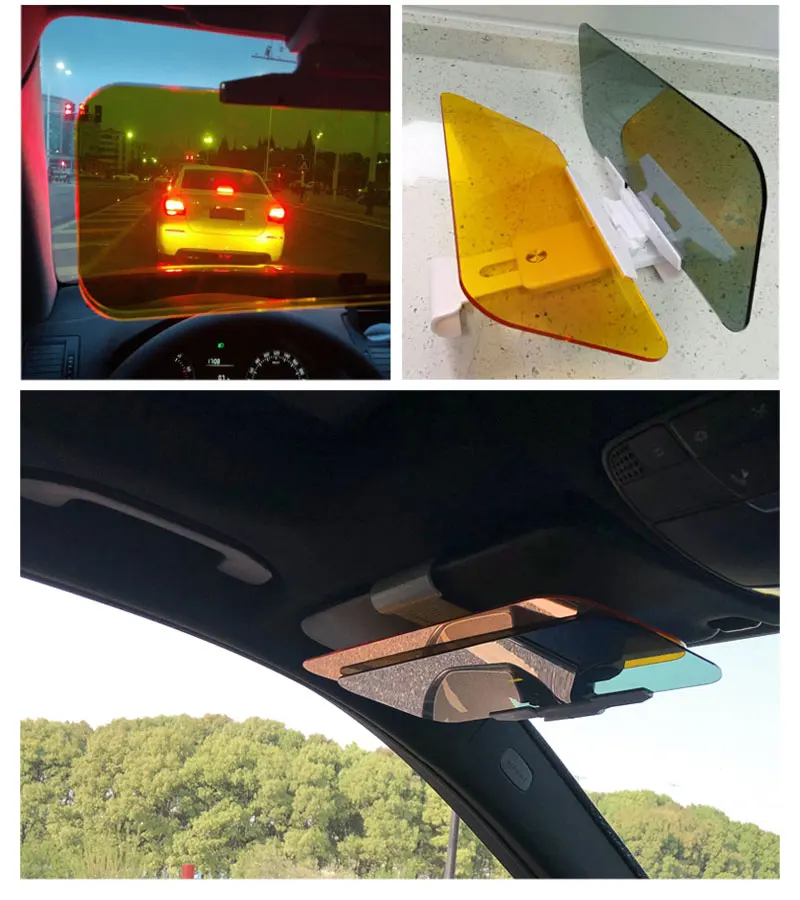 Car Sunshade Goggle Anti Glare Eyesight Protection Universal Car Lights Prevention Sunshine Shade HD Vision Visor Auto Accessory (8)