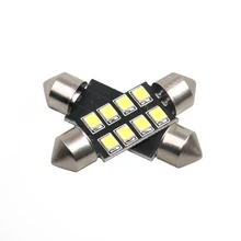4pcs High Quality 31mm 36mm 39mm 41mm C5W C10W 3030 LED CANBUS Car Festoon Lights Auto Interior Dome Lamp Reading Bulb White 12V
