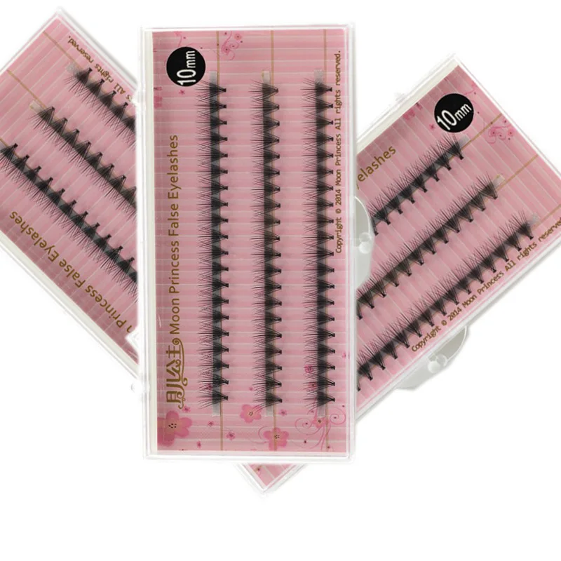

60 pcs handmade eye lashes, individual natural black eyelashes extension, 3d volume lashes , artificial fake false eyelash