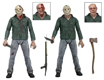

Hot Sale Jason From Horror Movie Friday The 13th Part 3 Ultimate 3D Cover 18CM NECA Action Figure