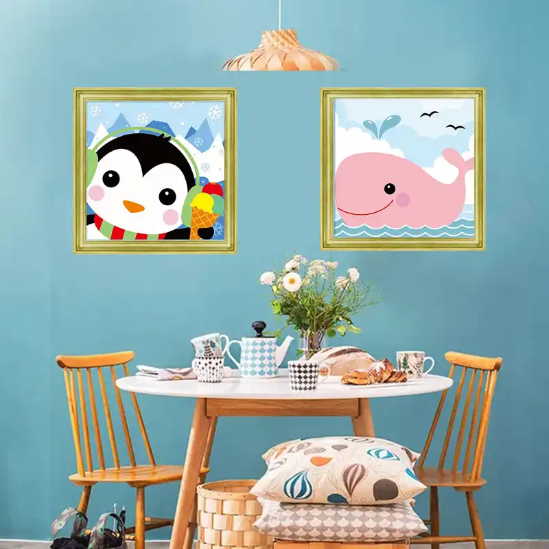 Lienzo Pintura Por Numeros Para Ninos Cuadros Decorativos Enmarcado Dibujo Para Sala De Estar Pintura Al Oleo Colorear Por Numeros P 2349 Pintura De Numeros Pintura De La Lonapintura Por Numeros Aliexpress