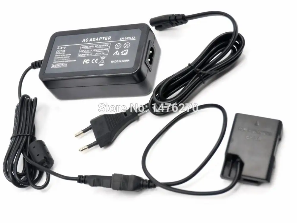 Адаптер питания + стандартная аккумуляторная батарея для Nikon P7800 P7700 D5600 D5500 D5300 D5200