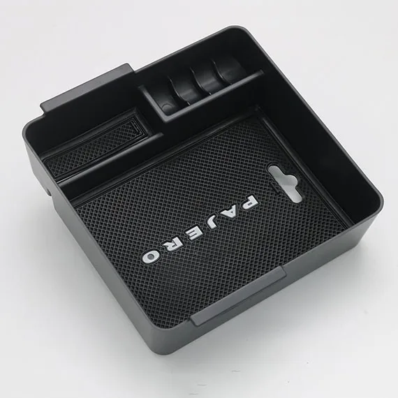 

2007-2019 Car Armrest Console Tray Card Coin Storage Box For Mitsubishi Pajero Accessories