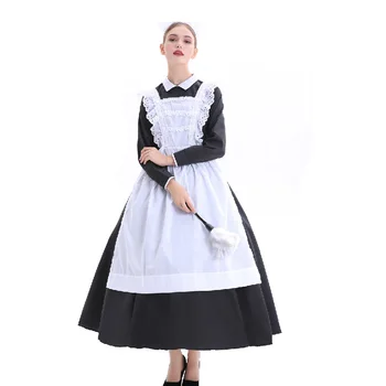 

Anime Adult Women Stage Performance Maid Cosplay Costumes Halloween Anime Game Maid Costume Dress Halloween Costumes For Women
