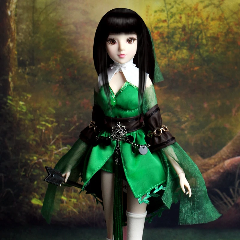 DBS MMG девушка волшебное сказочное BJD 12 созвездий Стрелец с зеленым наряд обувь