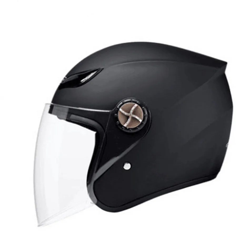 

open face motorcycle helmet DOT approved light weight open face helmet with galsses M L