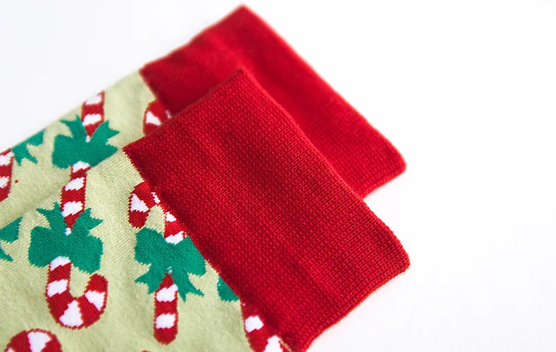 Рождественские носки для женщин с забавными рисунками, милые зимние женские и чулочно-носочные изделия из хлопка, индивидуальные носки Harajuku Kawaii Ukraine