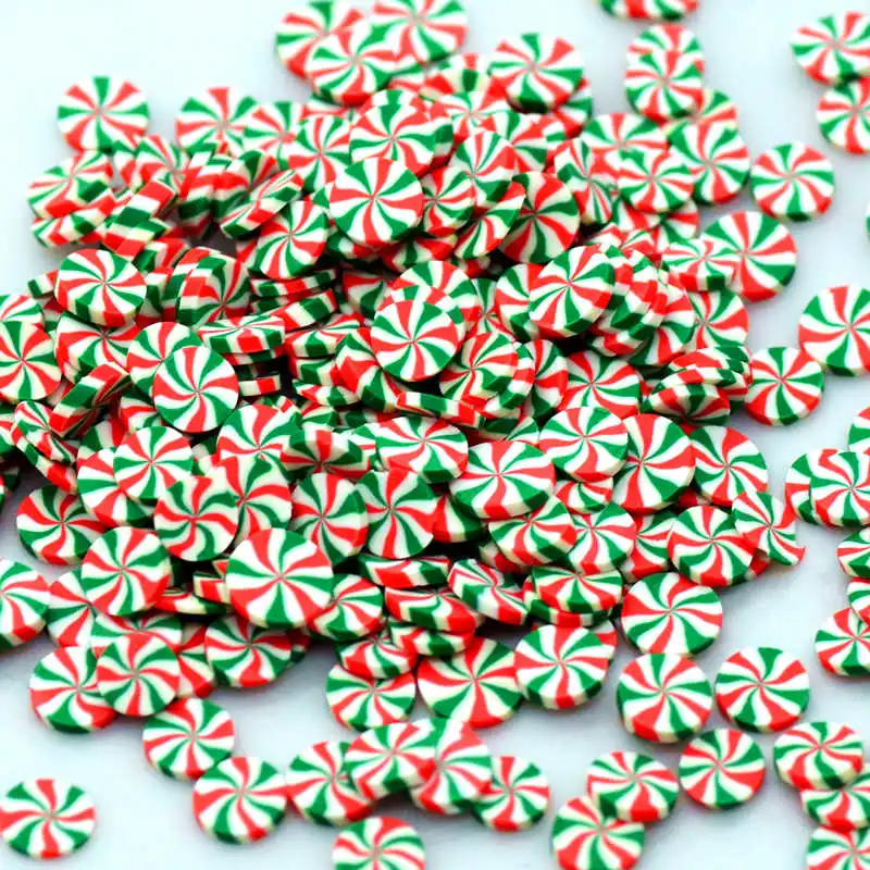 50 Gram 5mm Polymer Clay Windmills Candy Sprinkles Fake Dessert Toppings Faux Food Craft Kawaii Slime Crafting Supplies