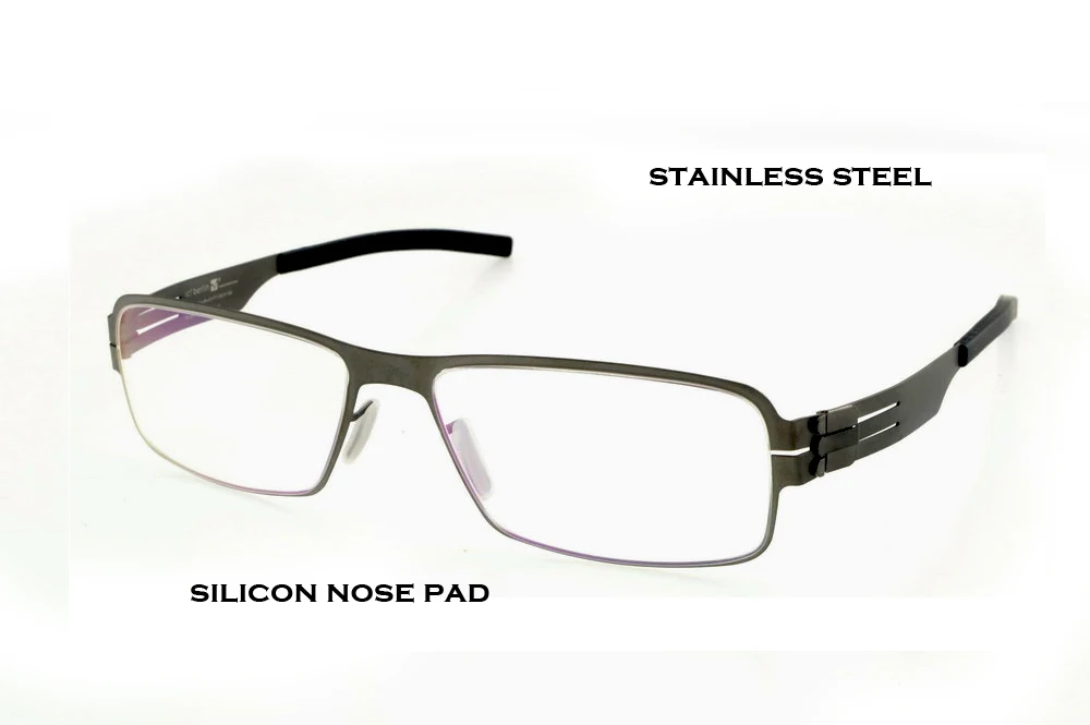

Claravida New Arrival Promotion 2019 Designer Stainless Steel No Welding Frame Custom Made Progressive Reading Glasses Myopia