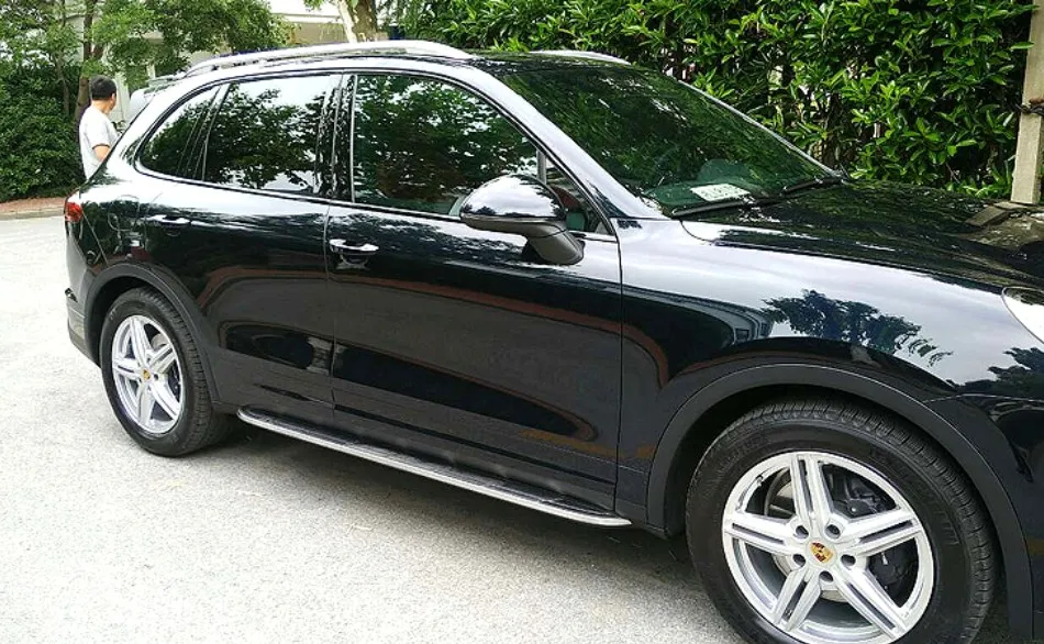 For Porsche Cayenne 2011 2017 Car Running Boards Auto Side Step