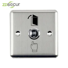 Кнопка дверного выхода из нержавеющей стали для системы контроля доступа ZDKG02