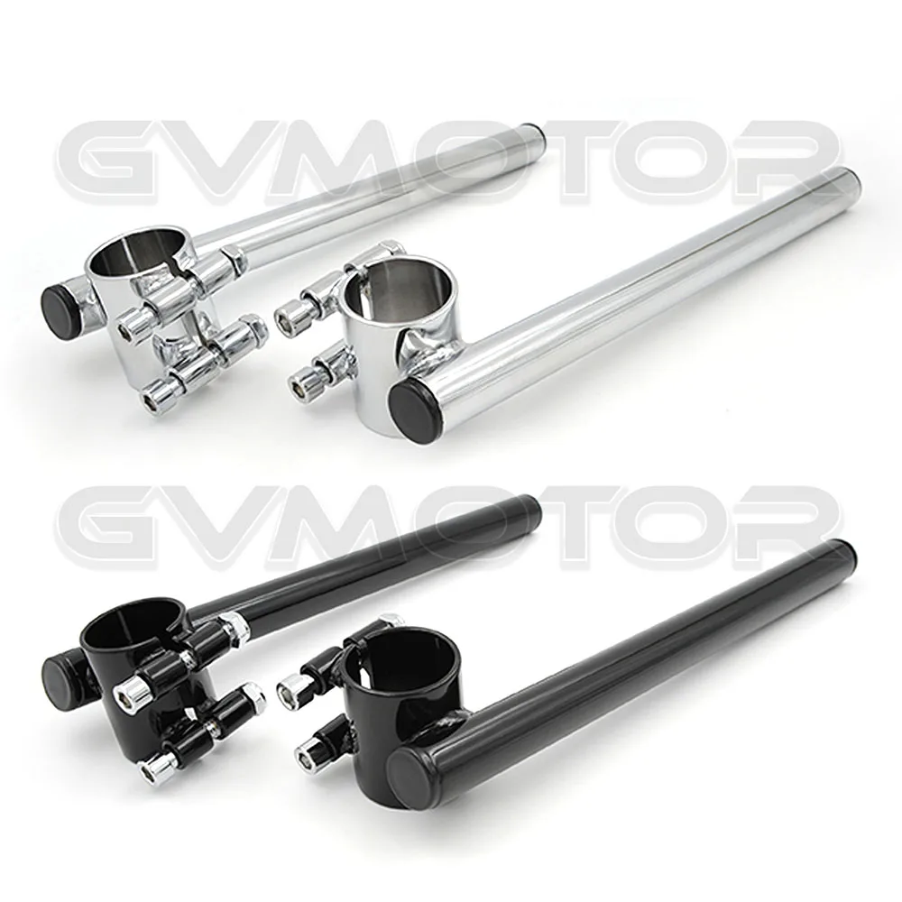 

Vintage Cafe Racer Motorcycle Handlebar Clip On 22mm 7/8" Handle Bar for YAMAHA SR400 HONDA CB400 Free Shipping