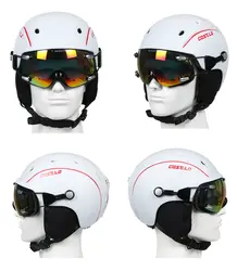 Новые Costelo Airwolf скейтборд лыжный шлем для сноуборда лыжные очки интегрально-литой ультралегкий дышащий Лыжный шлем