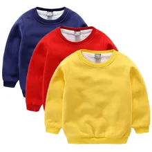 New 2017 Children’s Hoodie Winter Fleece Girls Boys Hoodies O-Neck Sweaters Girl’s Sweatshirts Style Outerwear Pullovers Coat