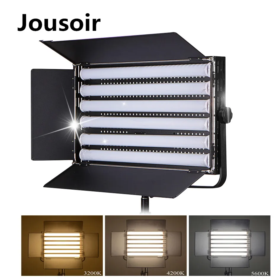ALUMOTECH-Pro-3200-5600K-AdjustabLe-150W-LED-Video-Studio-Photography-Light-With-DMX
