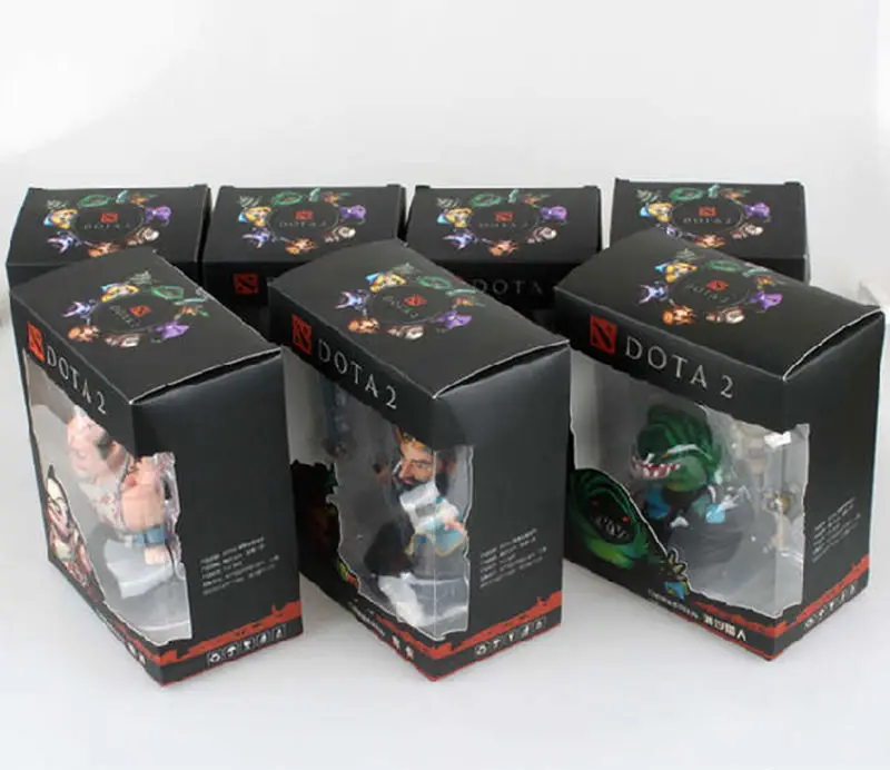 M2 Dota Dota2 Figure Kunkka Leviathan Lina CrystalMaiden Faceless Void Atropos Pudge COCO TH CM FV QOP 8-12 cm 1 pcsset Boxed PVC Action Figures Toy
