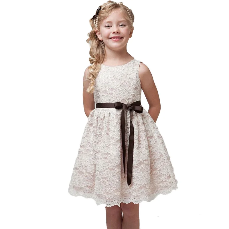 Летняя одежда для девочек детские праздничные платья принцессы для маленьких девочек, платье-пачка детское платье для девочек на свадьбу - Цвет: 2-yellow