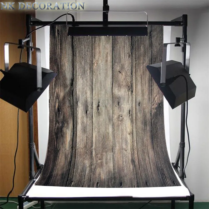 

90*150m Ancient Wooden Plank Board Theme Photography Backdrop Nice Screen Customer Photograph Hot Sell