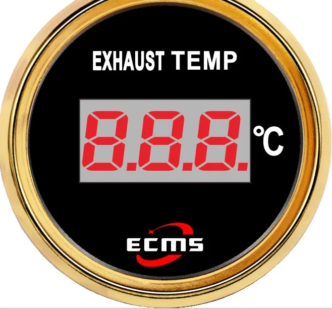 

digital display exhaust gas thermometer temperature meter for boat ship and car conversion