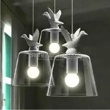 G80 лампочка свободно американская Ретро Европейская спальня лестница ресторана белая подвеска с форме утки свет PLL-603