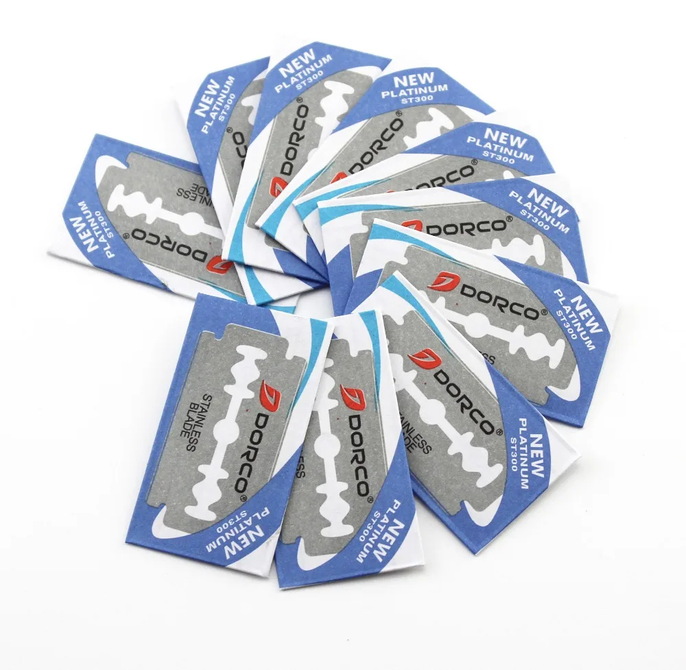 100 Pcs Razor Blades Stainless Steel Hairdressing Knife Blades Salon
