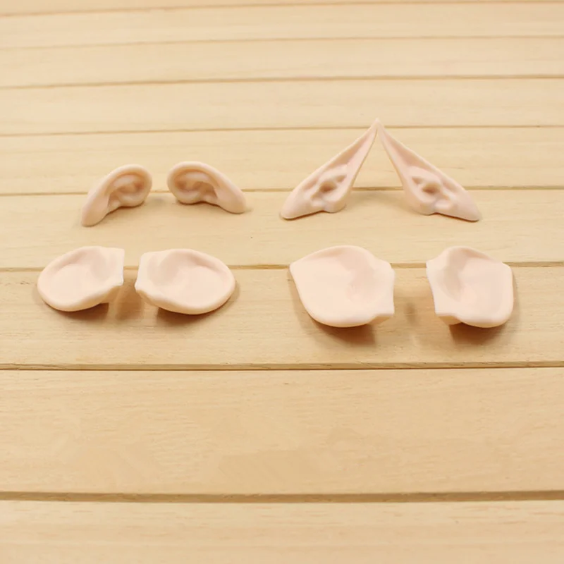 Эльф и человеческое пластиковое ухо подходит для 1/6 Blyth куклы 30 см DIY подарок
