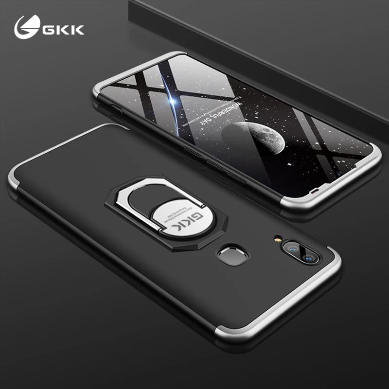 Original For VIVO Y93 Case Cover Luxury 3 in 1Full Protective Ring Magnetism Holder PC Shockproof Shell sFor VIVO Y93 Coque 6.2 Original For VIVO Y93 Case Cover Luxury 3 in 1Full Protective Ring Magnetism Holder PC Shockproof Shell sFor VIVO Y93 Coque 6.2