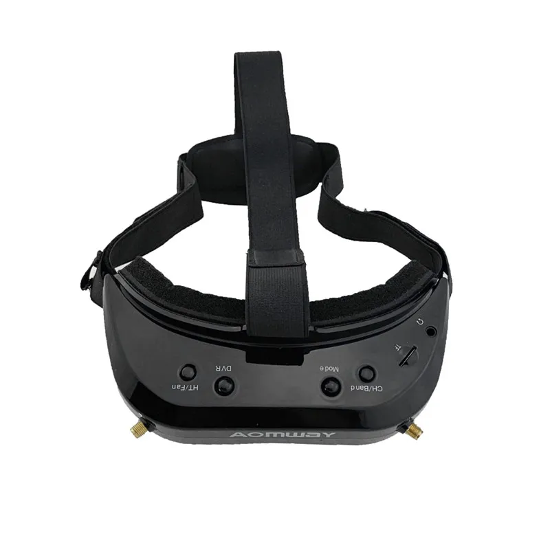Новинка 2019 года видеогарнитура Aomway Commander V1S 2D 3D 64CH 5 8G FPV с поддержкой HDMI 720p DVR Headtracker