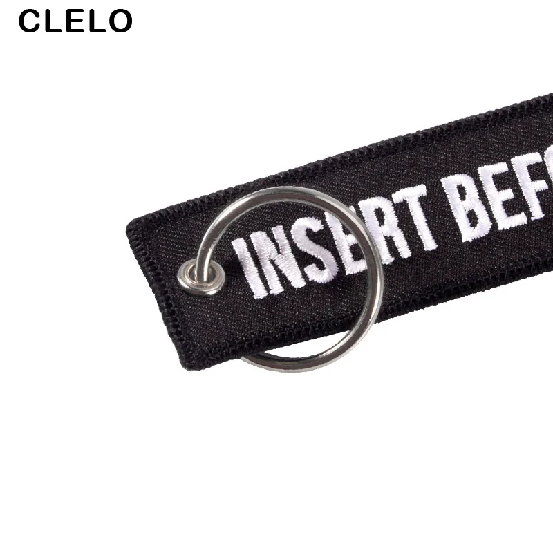 Embroidery Luggage Tags INSERT BEFORE FLIGHT Letter with OEM KeyChain Key ring Fashion Travel tag for Aviation Gifts 3PCS/LOT Embroidery Luggage Tags INSERT BEFORE FLIGHT Letter with OEM KeyChain Key ring Fashion Travel tag for Aviation Gifts 3PCS/LOT