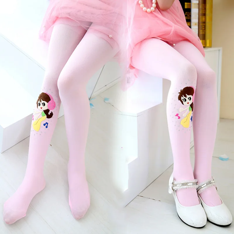 

Children's pantyhose baby princess dance ballet dance child girl tights cute lace girl velvet magic baby girl tights