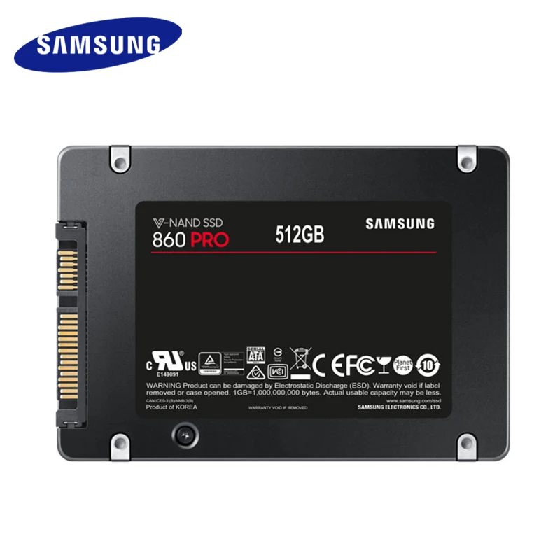 SAMSUNG 860 PRO SSD 1 ТБ 256 GB 512 GB MLC HD SSD жесткий диск HDD 2,5 жесткий диск SSD SATA 1 ТБ твердотельный накопитель для ноутбука