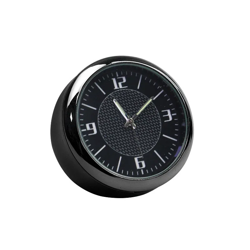 

Mini Automobiles Internal Stick-On Digital Watch Mechanics Quartz Clocks Car Clock Luminous Automotive Styling Accessories Gifts