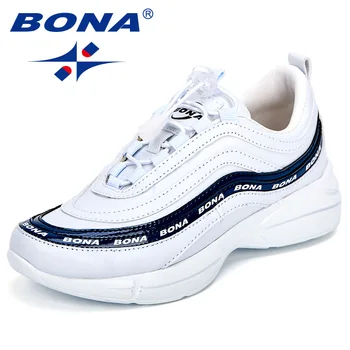 

BONA New Arrival Popular Style Children Sneakers Synthetic Mixed Color Girls Leisure Shoes Elastic Band Boys Casual Shoes Light