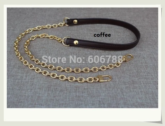 DIY high quality double faces PU handbag strap 58 138cm multi colors purse strap bronze silver