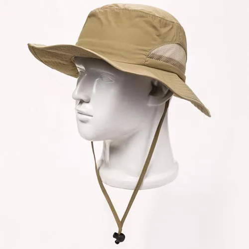 Wholesale Men Blank Bucket Hat with String Women Plain Solid Color