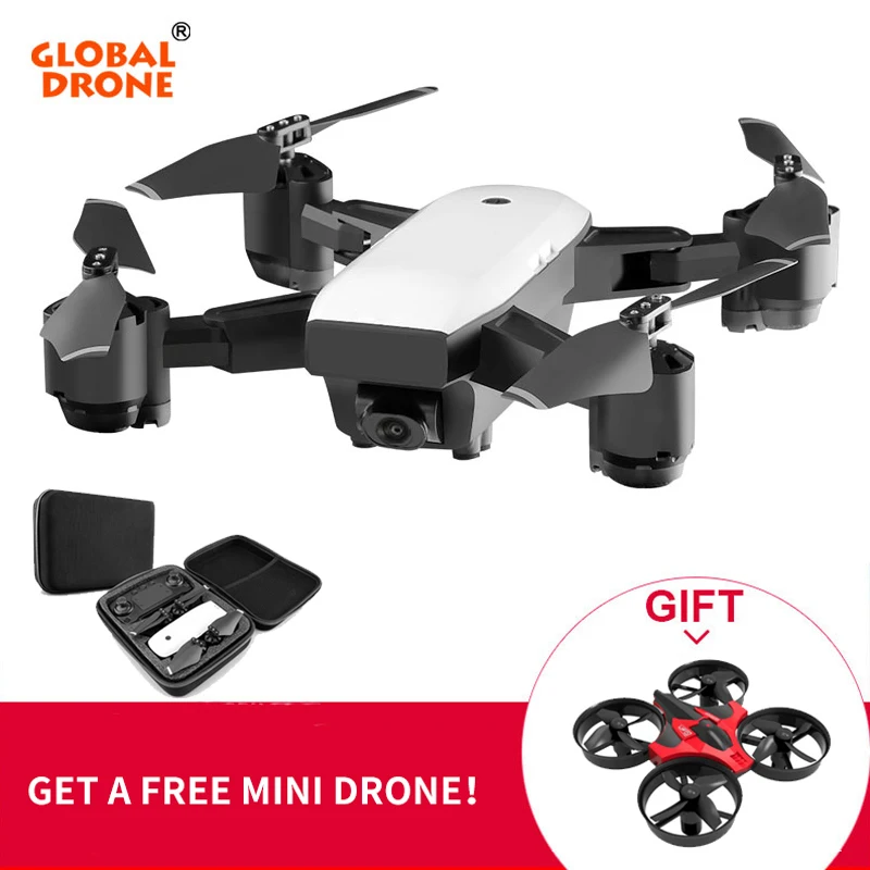 Global Drone GPS Quadrocopter Long Time Flying Hovering Wifi FPV Foldable Drones With Camera HD Dron