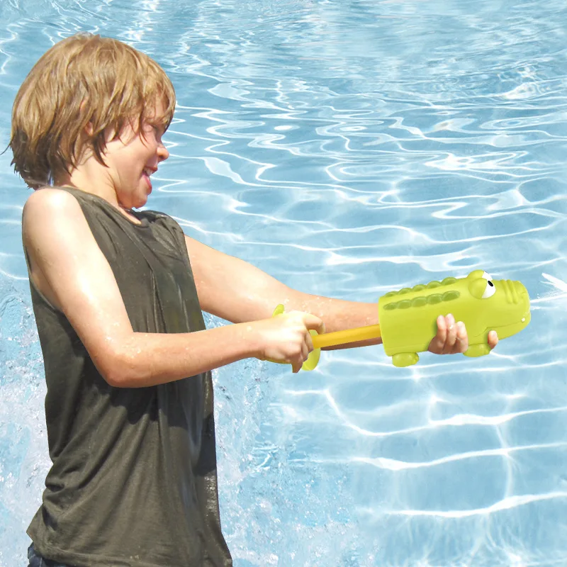 Крокодил, Акула водяной пистолет летний пляжный бассейн дрейфующий открытый детский струйный ванная комната игрушки есть два цвета
