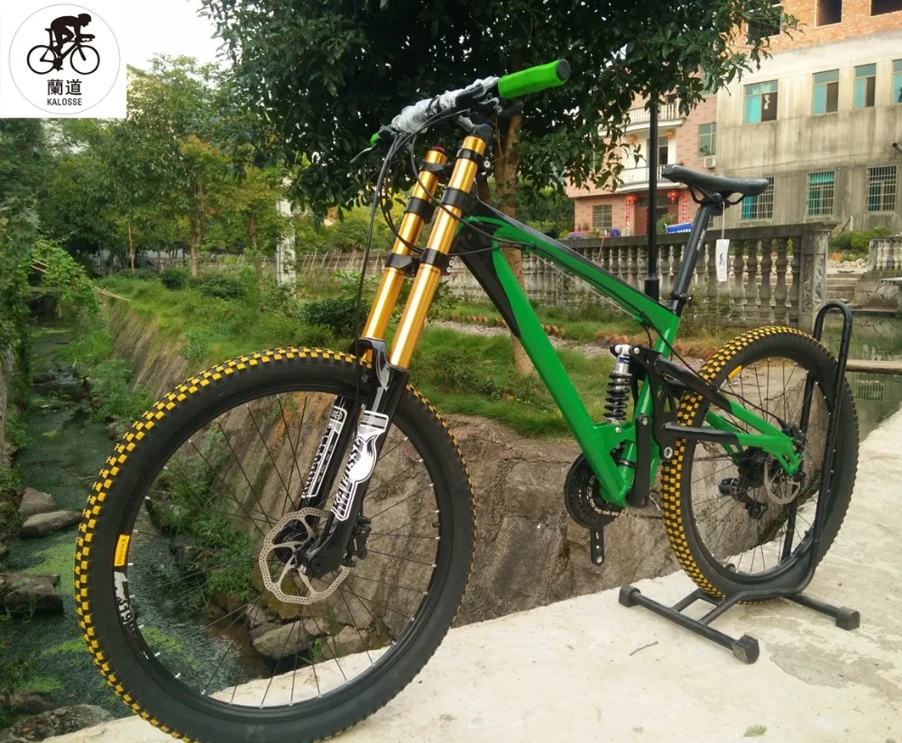 Best Kalosse DIY colors bicicleta mountain bike Hydraulic brakes 9/10/20/24/27/30 speed 26er full suspension 26*2.35er AM/FR 1 Best Kalosse DIY colors bicicleta mountain bike Hydraulic brakes 9/10/20/24/27/30 speed 26er full suspension 26*2.35er AM/FR 1