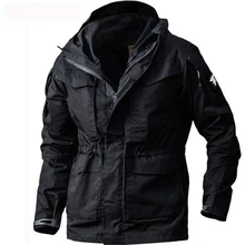 Брендовая тактическая стильная военная куртка для мужчин с несколькими карманами на молнии, куртки с длинными рукавами, одежда для фитнеса, спортивная одежда с шапкой