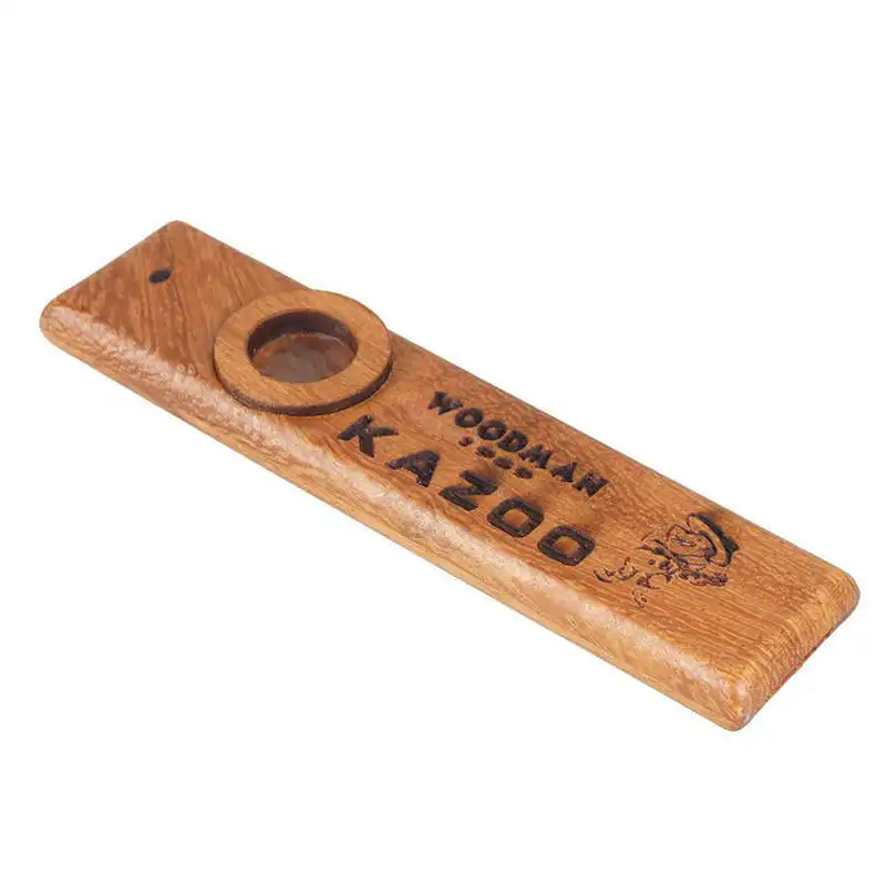 Топ!-деревянные Kazoos, изысканный инструмент легко и веселиться для детей и людей Hum Song