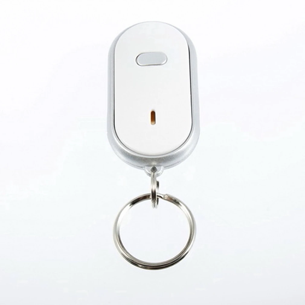 New 1pc LED Light Torch Remote Sound Control Lost Key Finder Locator Keychain Keyring