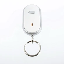 New 1pc LED Light Torch Remote Sound Control Lost Key Finder Locator Keychain Keyring