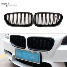 Замена ABS Материал M5 стиль Передняя Решетка Для BMW F10 520i 523i 525i 530i 535i Kideny 2010 + в Матовый черный