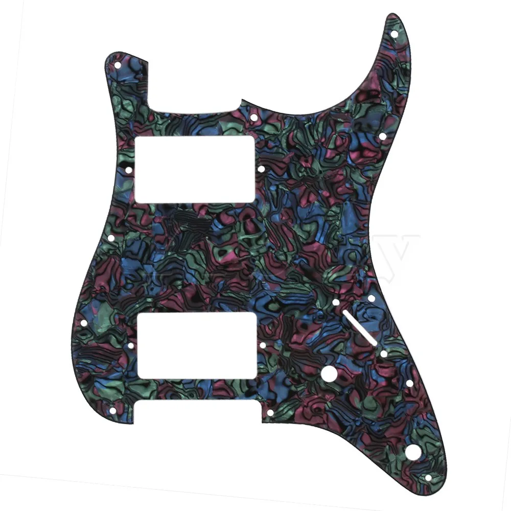 

Yibuy 2.4mm HH Humbucker Pickguard for Electric Guitar Multicolor 11 Holes