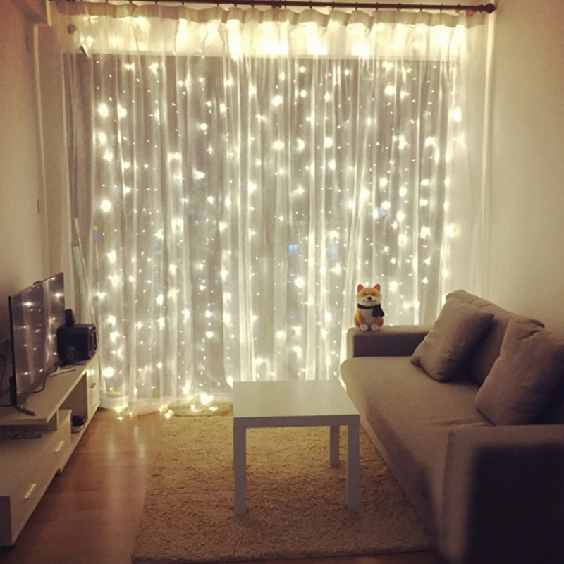 4.5*3M 300 LED String Light Christmas Lights Indoor Outdoor Xmas Tree Decoration 300 LEDs Waterproof Holiday Garland Fairy Light
