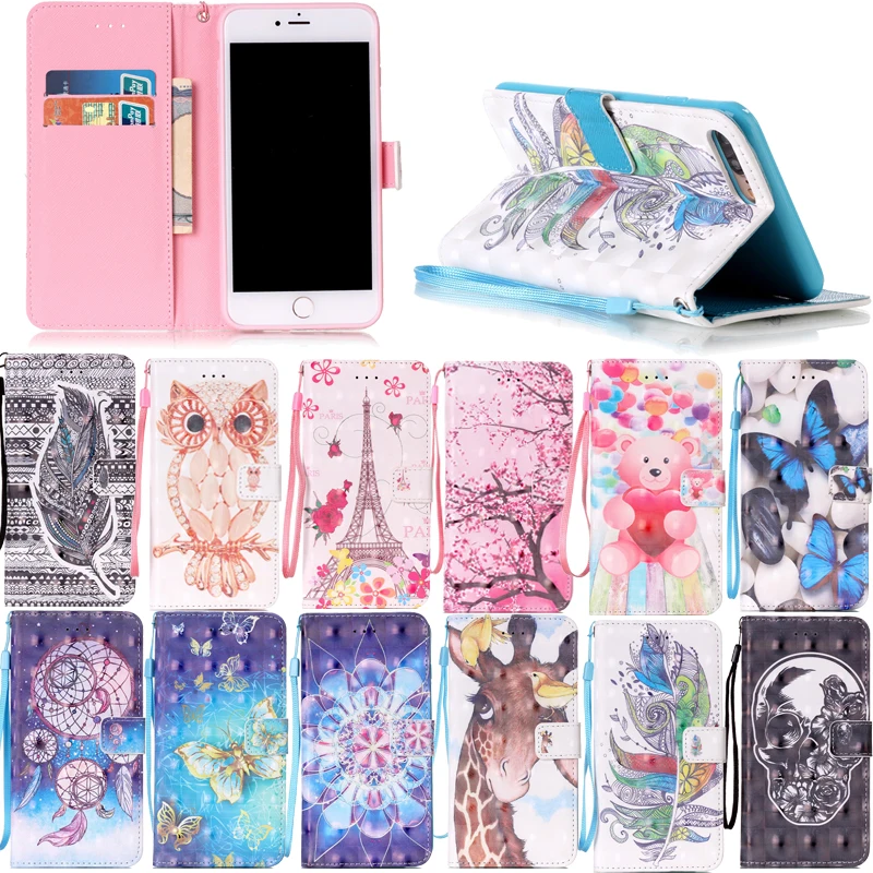 

Luxury Wallet Leather Flip Soft TPU Phone Silicone Cases Cover Bag Shell Stand Coque Fundas for Huawei P9 Lite Case