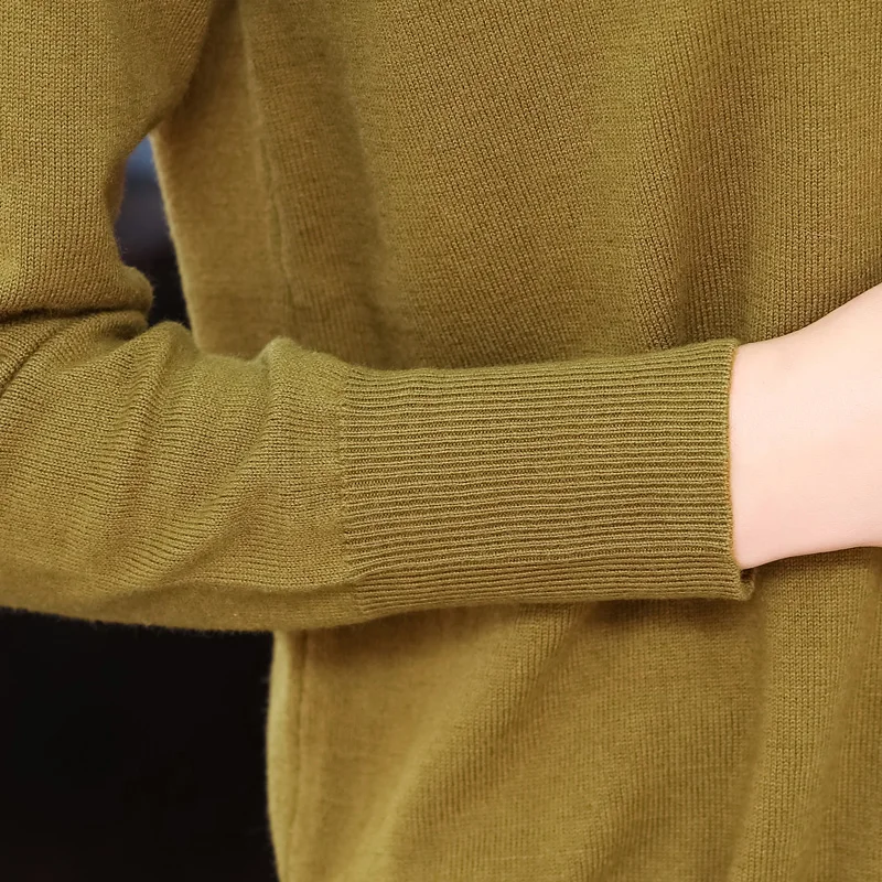 Шерстяной брендовый кардиган свитер весна осень женский короткий свитер однотонный вязаный свитер с v-образным вырезом однобортный Кардиган