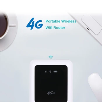

Portable 4G Wireless Hotspot Wifi Mobile Router FDD 100M With Power Bank compatible For Windows Linux and android systems
