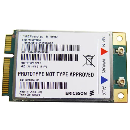 SSEA разблокирован для Ericsson F5521gw беспроводные 3G модемы WCDMA HSPA Mini PCI-E карта lenovo X220 T420